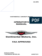 Operator'S Manual: Continental® Aircraft Engine
