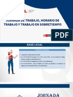 Jornada de Trabajo, Horario y Trabajo en Sobretiempo