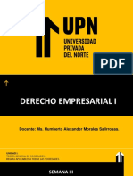 Derecho Empresarial I - Semana 03