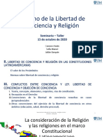 Religión y Constitución. Libertad de Conciencia y Objeción de Conciencia Hasta Diapositiva 27