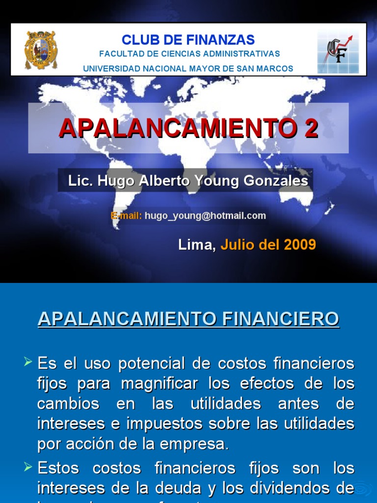 Apalancamiento Financiero y Total en Empresas | PDF | Apalancamiento ...