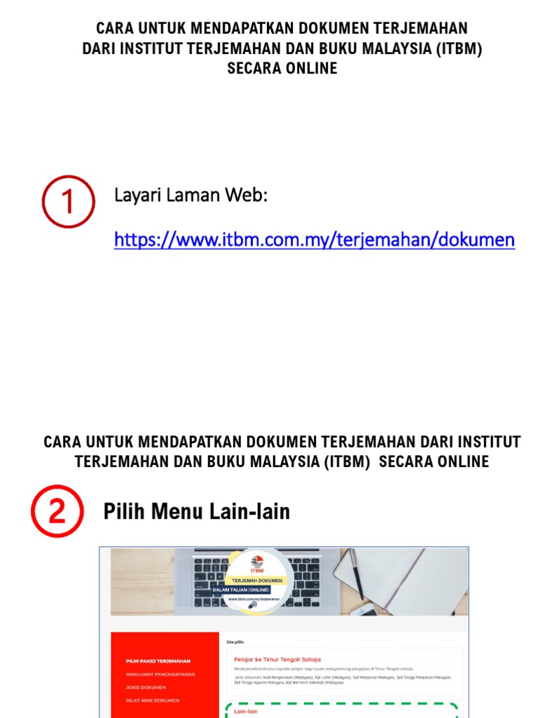 Cara Mendapatkan Dokumen ITBM Online | PDF