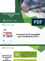 PRESENTACIÓN Institucional Inventario de Personalidad para Vendedores (I.P.v.)