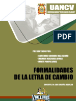 Download Formalidades de La Letra de Cambio - Titulos Valores Max Gutierrez Condori by Max Gutierrez SN63838103 doc pdf