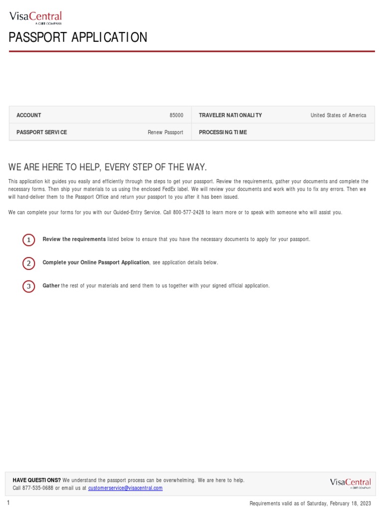 Renew Passport Application Kit Pdf Passport Government And Personhood