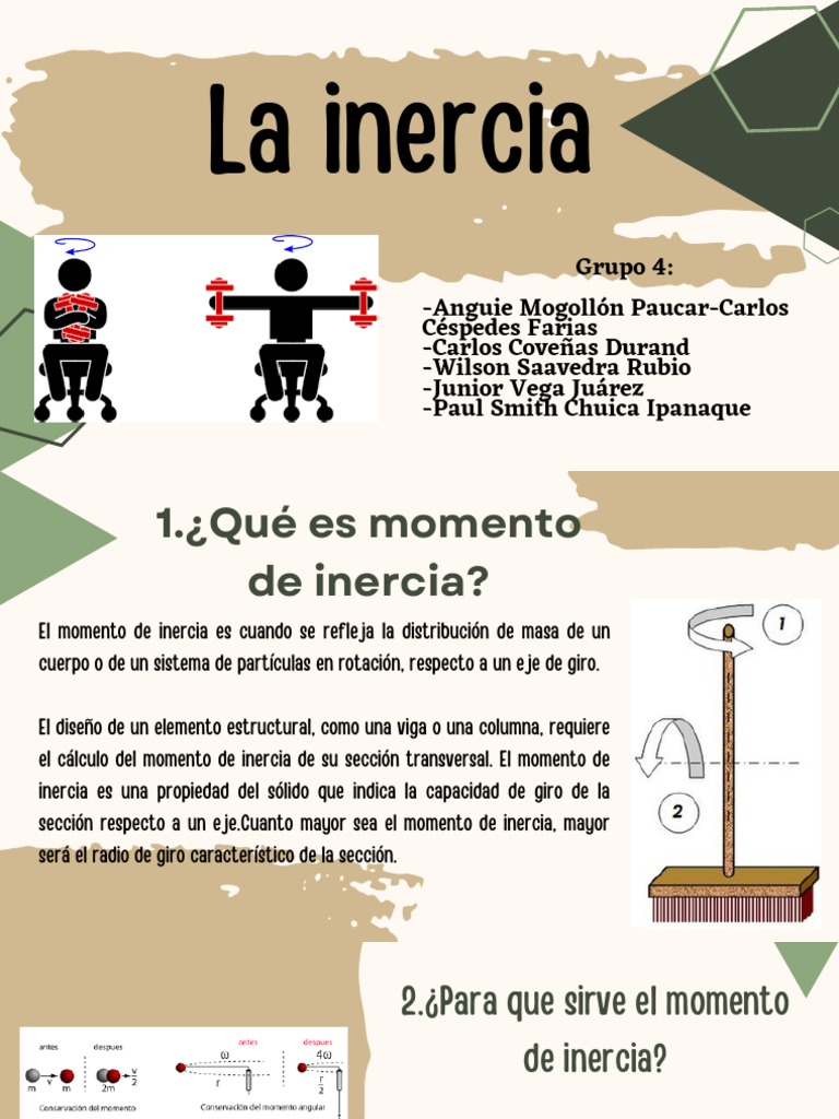 Uso del momento de inercia en estructuras | PDF | Doblar | Física