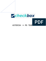 Asterisk - Ms Teams