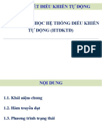 Chương 2 - Lý thuyết Điều Khiển tự động