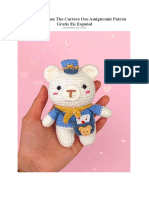 Sam The Cartero Oso PDF Amigurumi Patron Gratis en Espanol