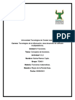 Actividad 1.1.2. Rango y Dominio de Una Función Con Sus Intervalos.