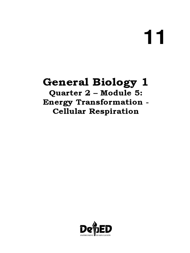 General biology 1 q2 m5 sc pdf cellular respiration adenosine