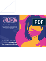 Informe de Observancia: Violencia en El Sistema Educativo