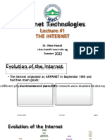 IS 402 Lecture 1 - The Internet