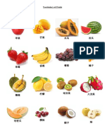 Vocabulary of Fruits Jade