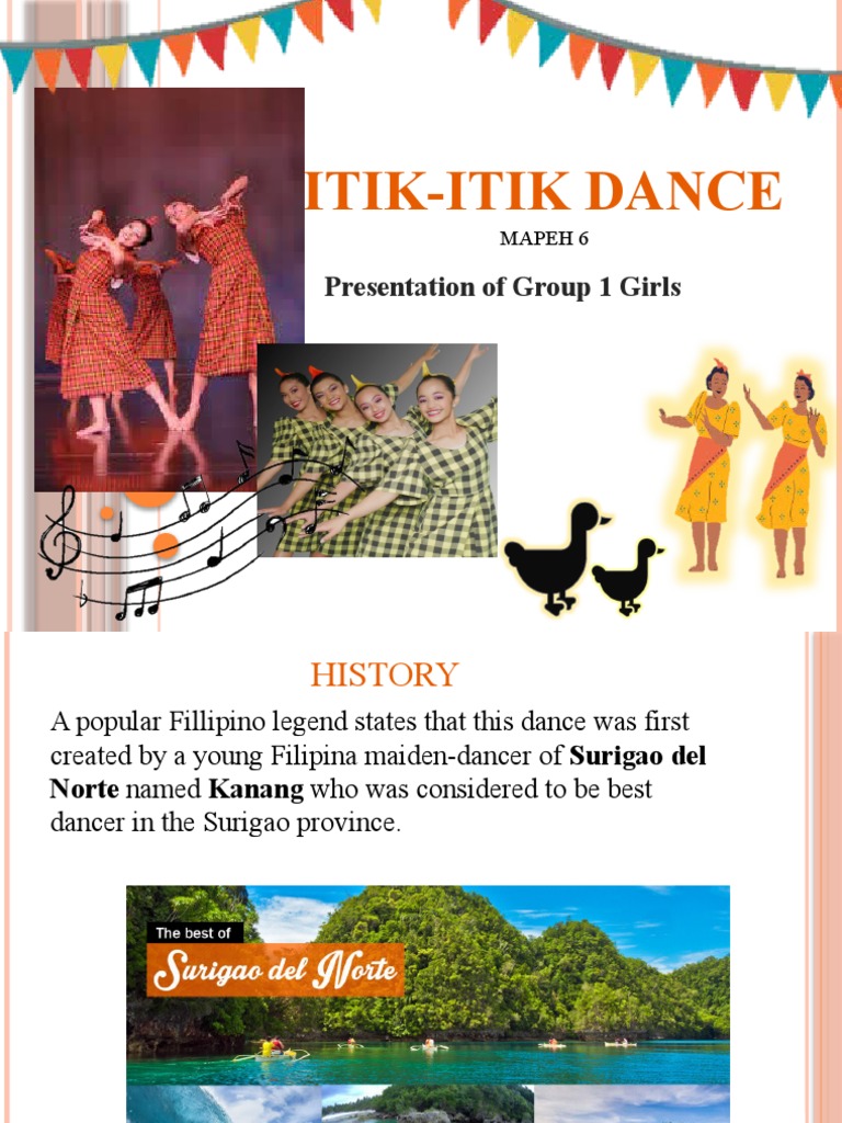 ItikItik Dance Presentation of Group 1 Girls PDF Dances