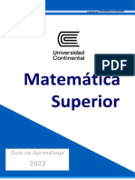 Asignatura: Matemática Superior