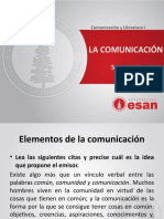 La Comunicación: Semana 1