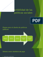 Análisis de factibilidad y diseño de políticas sociales