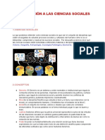 INTRODUCCIÓN A LAS CIENCIAS SOCIALES. (Trabajo 1)