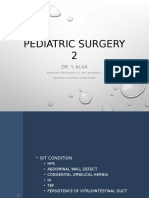 Pediatric Surgery 2: Dr. Y. Alaa