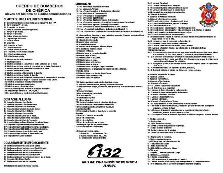 Claves Cuerpo de Bomberos Chepica PDF Valores La seguridad