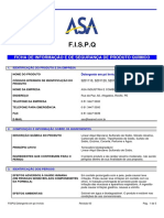 F.I.S.P.Q: Ficha de Informação E de Segurança de Produto Químico