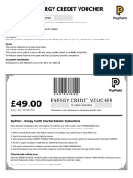 Paypoint Energy Credit Voucher: Energycreditvoucher