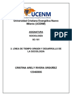 Universidad Cristiana Evangélica Nuevo Milenio (UCENM) : Asignatura Sociología SC-101