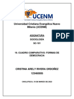 Universidad Cristiana Evangélica Nuevo Milenio (UCENM) : Asignatura Sociología SC-101