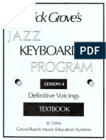 Jazz Keyboard 1 Lesson 4-Dick Grove