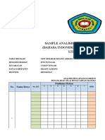 Sample Analisis Pencapaian Kompetensi (Bahasa Indonesia, Matematika Daan PPKN)