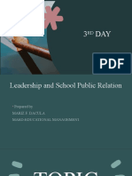 Leadership 3rd Day