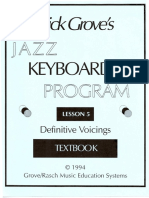 Jazz Keyboard 1 Lesson 5-Dick Grove