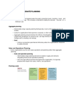 Aggregate Planning