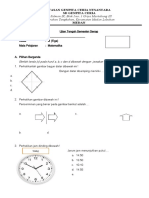 Soal Matematika UTS Genap III