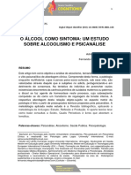 O Alcool Como Sintoma Um Estudo Sobre Alcoolismo e Psicanalise