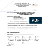 Thesis Questionnaire 3.0 PDF