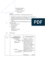 I. A. B. C. Ii. A. Numbers and Number Sense B. M1Nsia-1.1: Obserbahan Kasama Ang Pakikipagtulungan Sa Iba