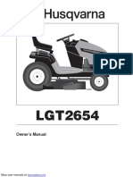 LGT2654 Owner's Manual riding mower safety rules