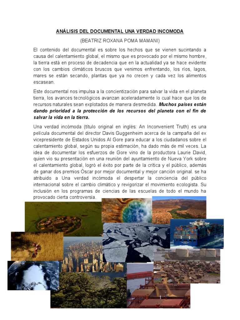 Análisis del Documental 