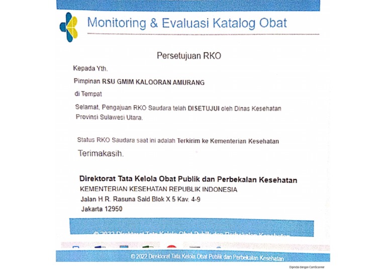 Bukti Hasil Laporan RKO | PDF