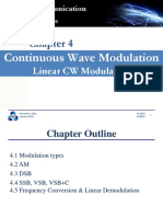 Communication Systems Chapter on Linear CW Modulation