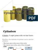 Cones and Cylinders