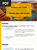 Surface and Solids - Prism-Area-Volume