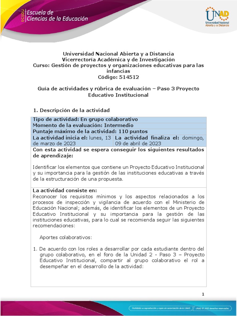 Guía de Actividades y Rúbrica de Evaluación - Unidad 2 - Paso 3 ...