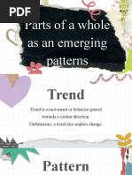 Parts of A Whole As An Emerging Pattern