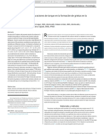 Efecto de Diferentes Configuraciones de Torque en La Formación de Grietas en La Dentina Radicular