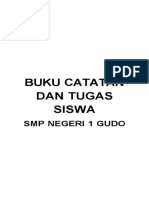 Buku Catatan Dan Tugas Siswa: SMP Negeri 1 Gudo