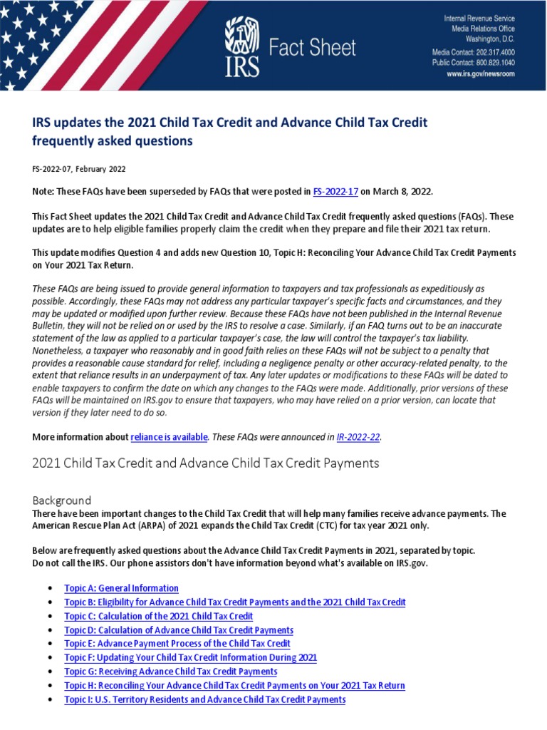 Fs 2022 07 PDF Tax Return (United States) Tax Refund