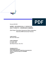 Model Geographically Weighted: Multivariate T Regression (GWMTR)